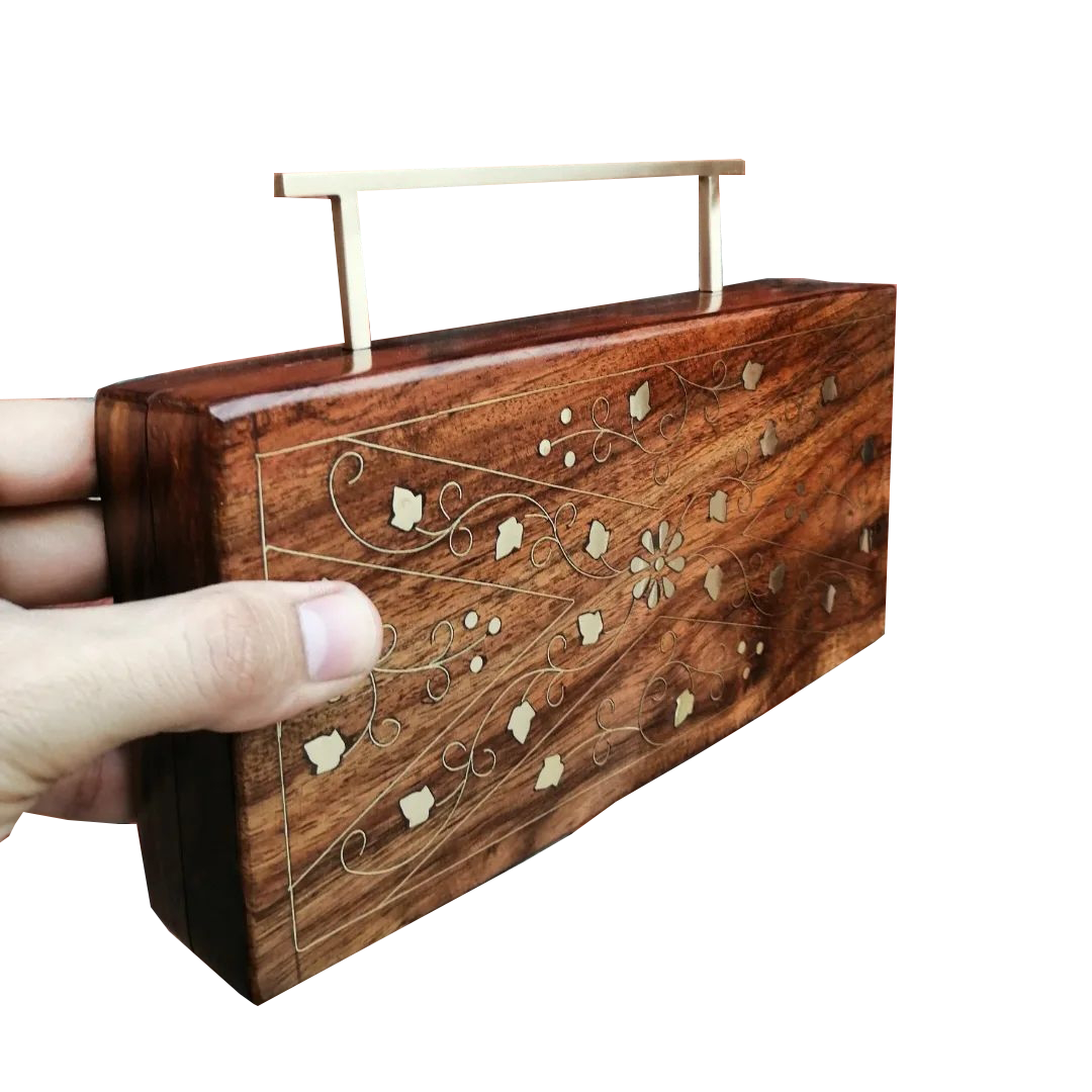Shop Kaira Wood ladies purse