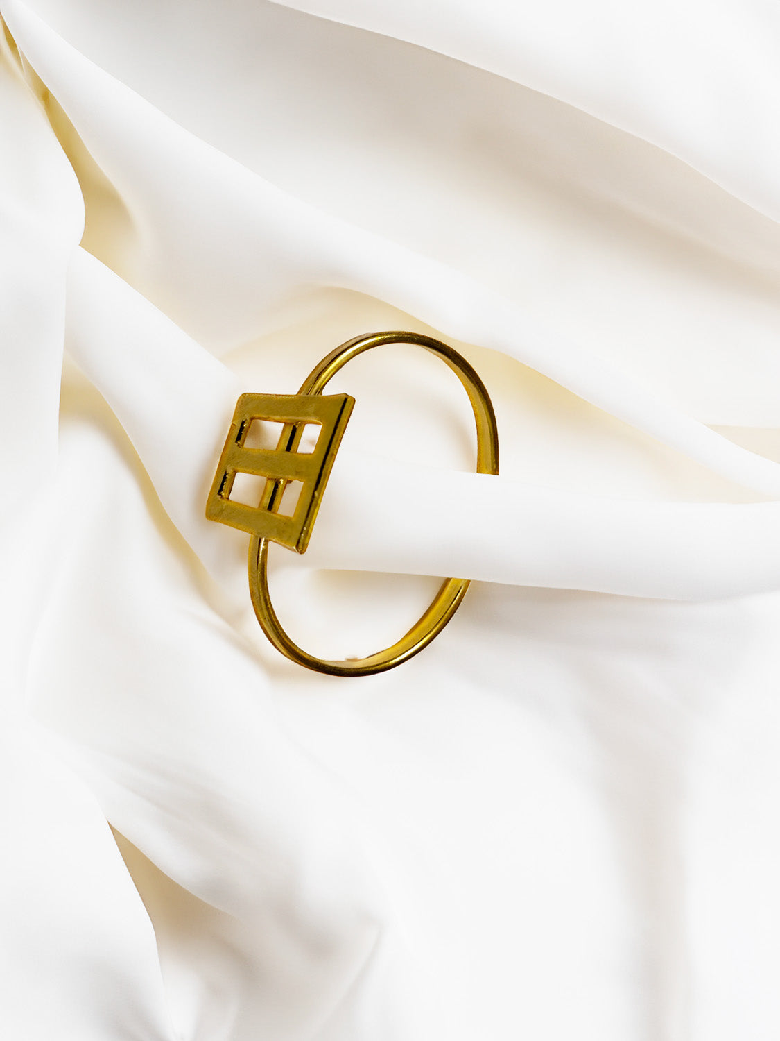 Gold Bangles Square Design Bracelet