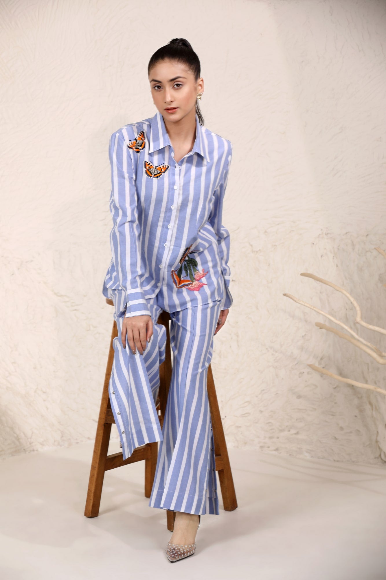 Embroidered Shirt Walk the line