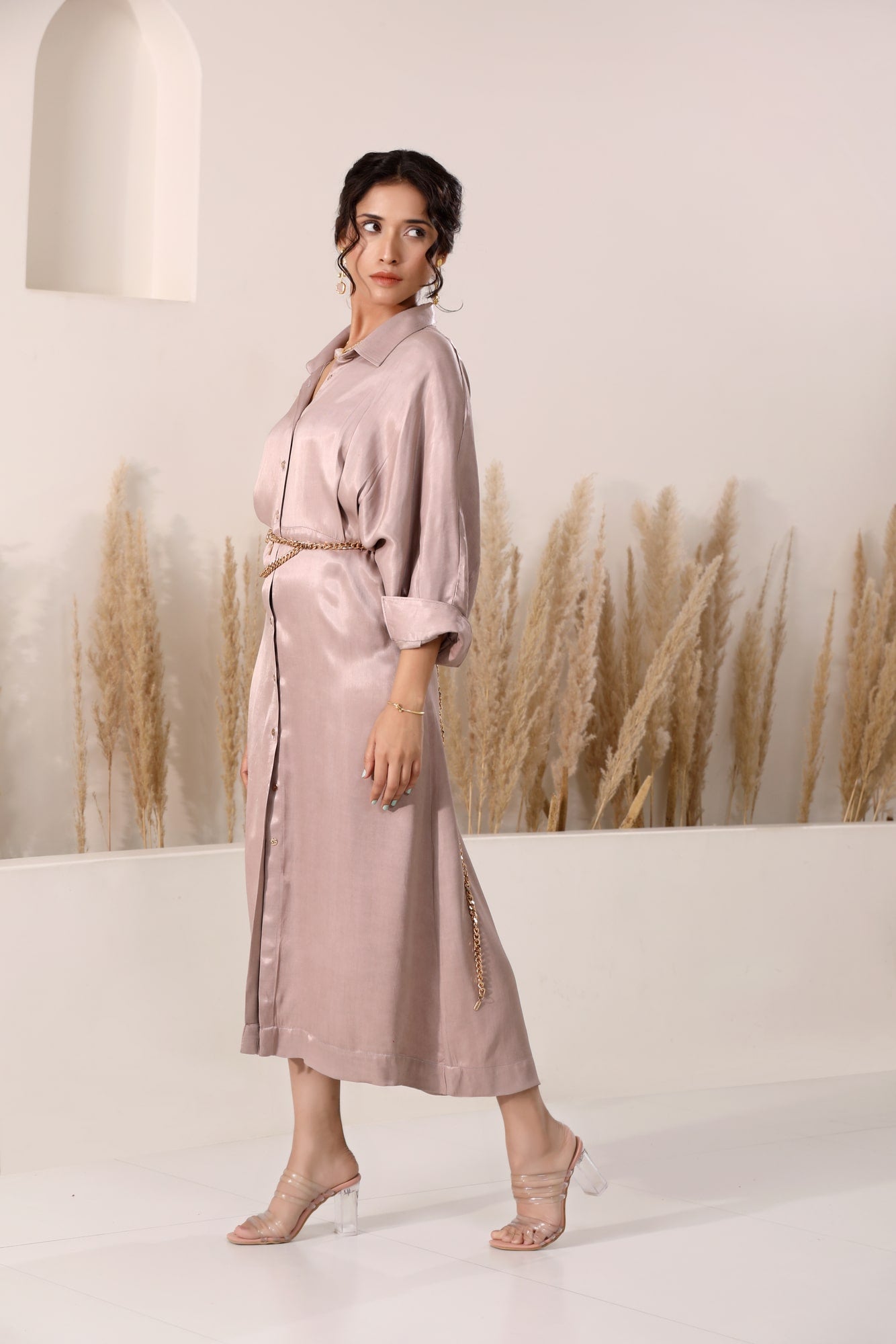 Ladies Pleated Dresses for women