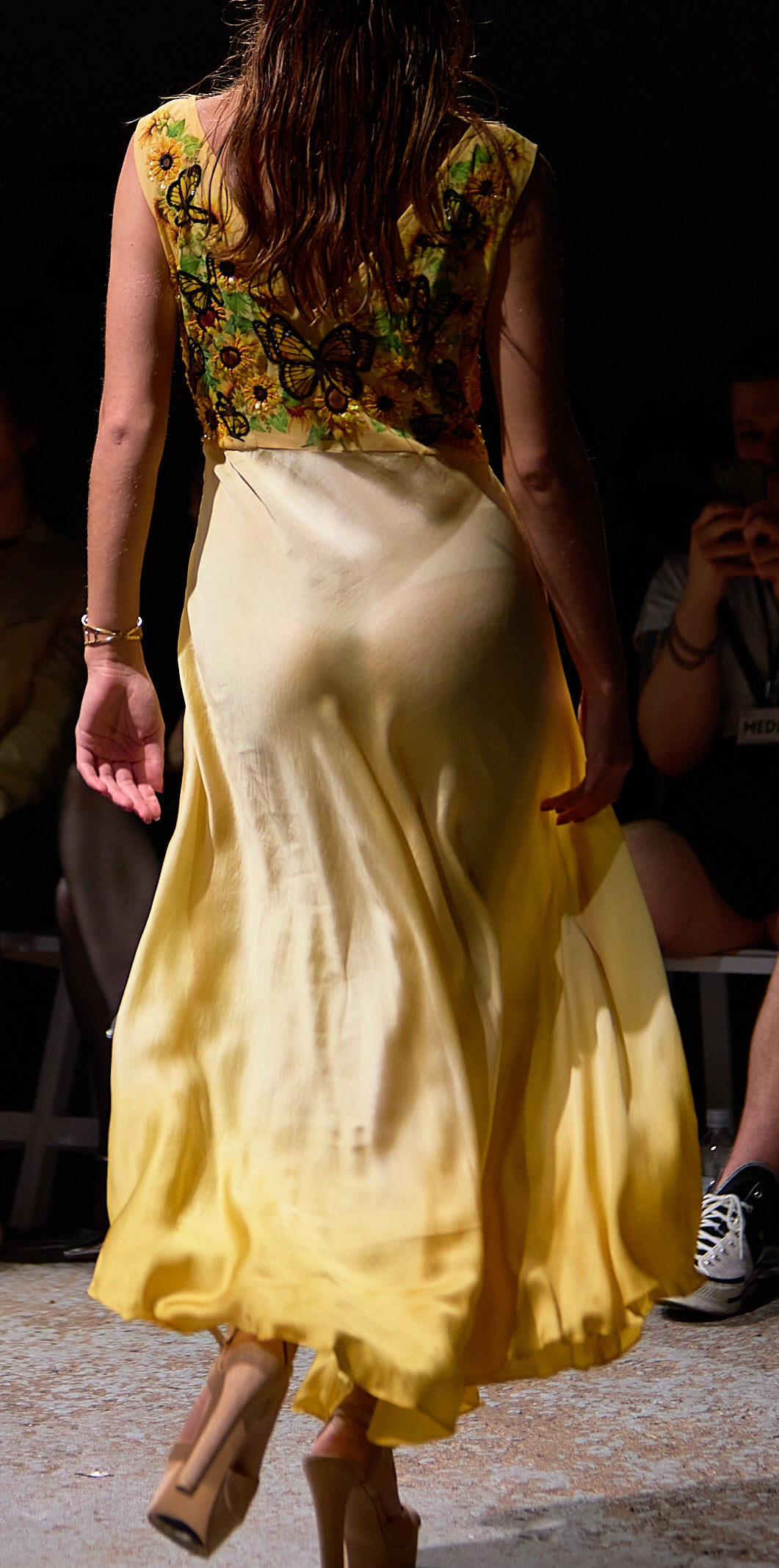 This luxury, handmade maxi silk dress by Kalagaia is crafted by heritage artisans in Toronto, using ethically sourced silk and sustainable methods