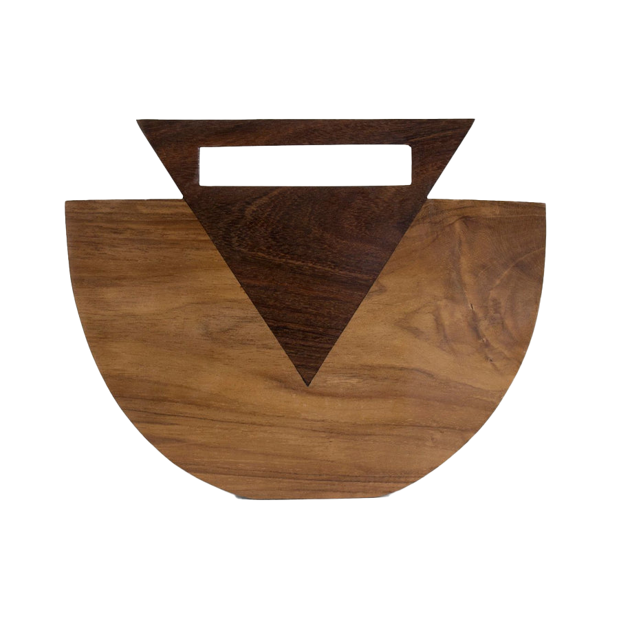 fully Hand made half moon shape Clutch purse
