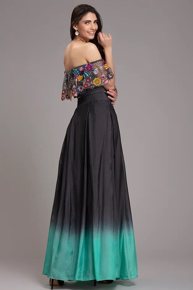 Ombre Skirt Set