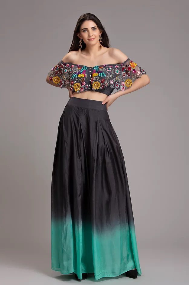Ombre Skirt Set