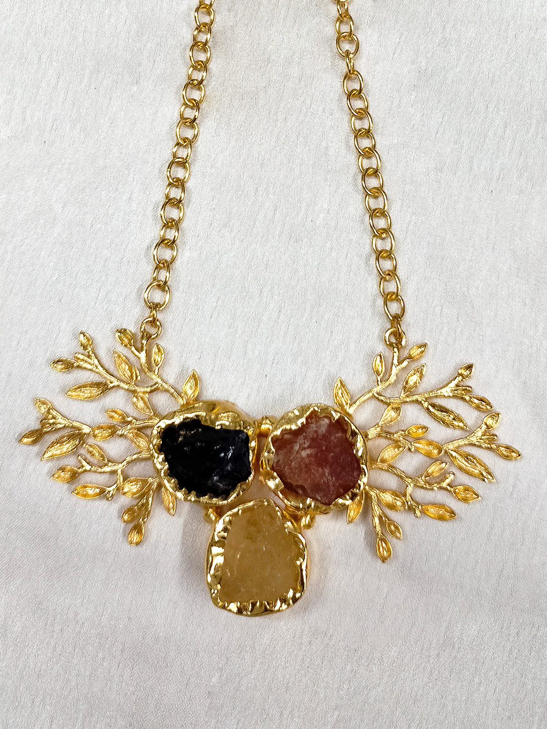 Semi Precious Gemstone Fancy Necklace