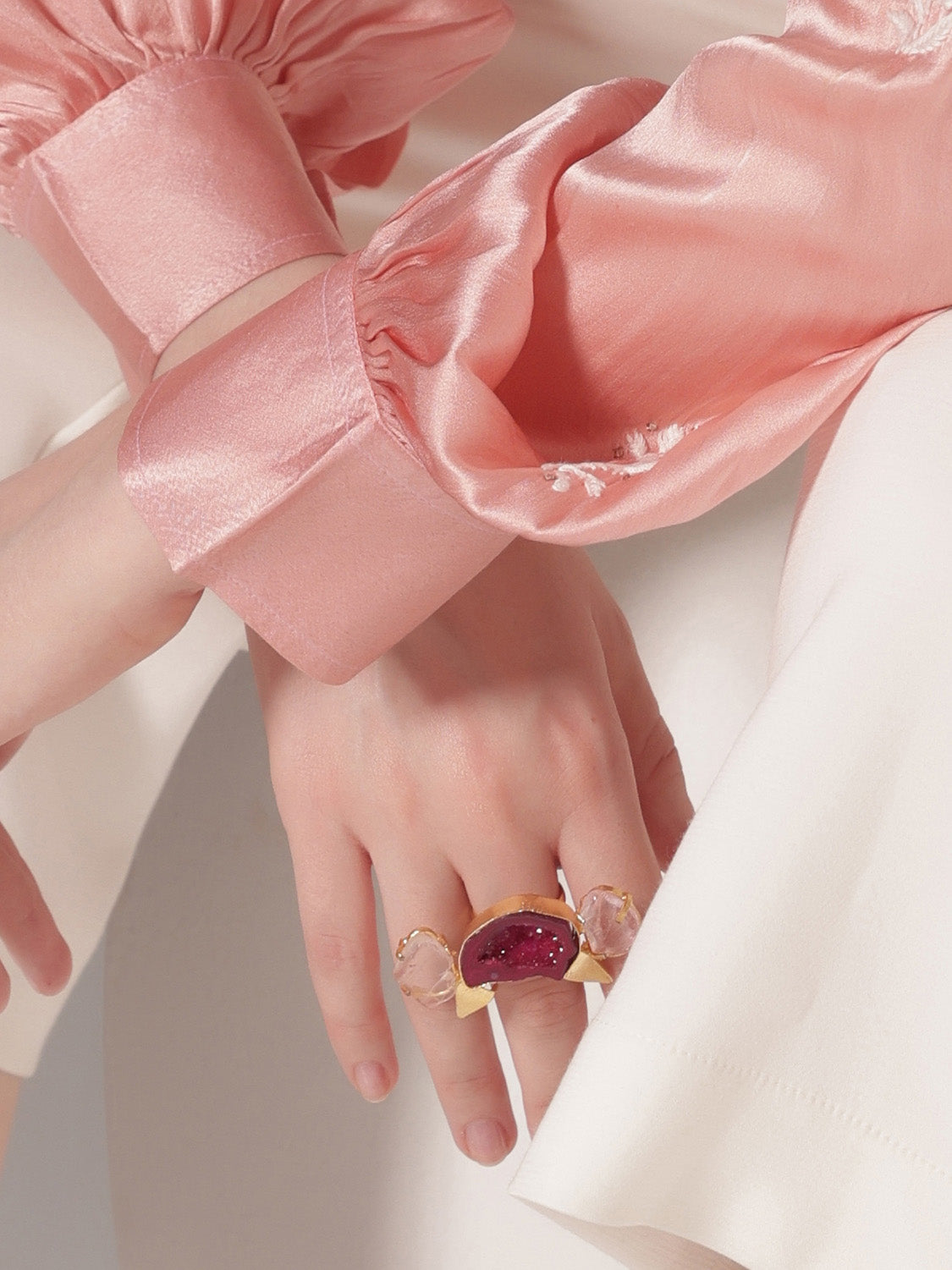 Buy Amethyst Pearl Ring