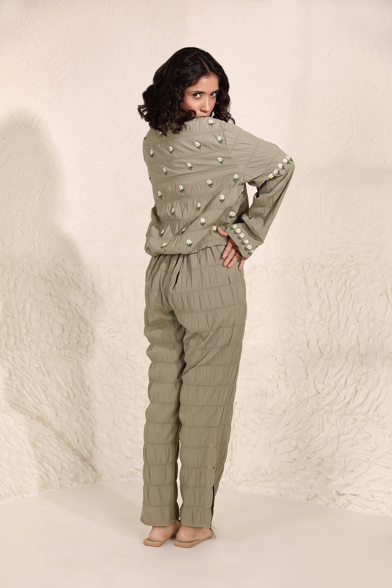 Textured Pants For Women