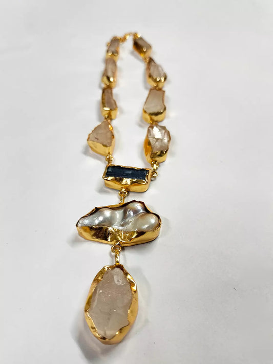 Devora Stone Drop Necklace