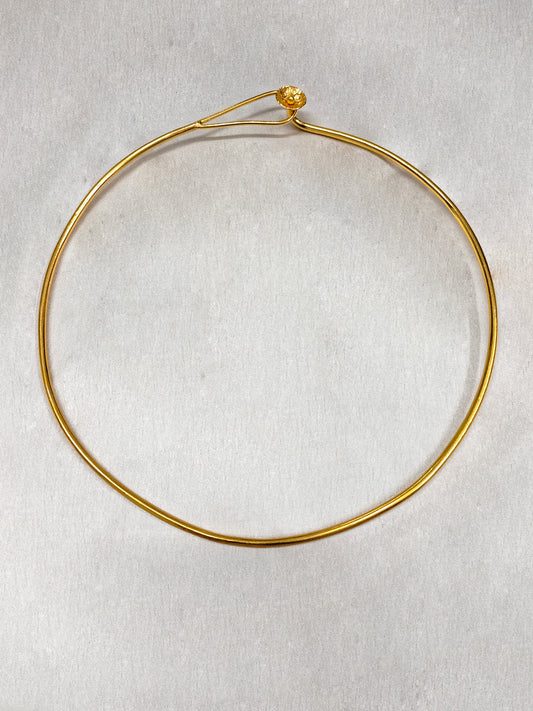 Yellow Gold Tone Necklace